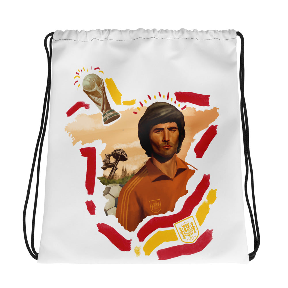 Spain World Cup Drawstring Bag