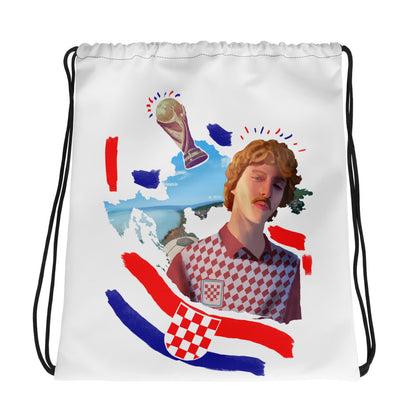 Croatia World Cup Drawstring Bag