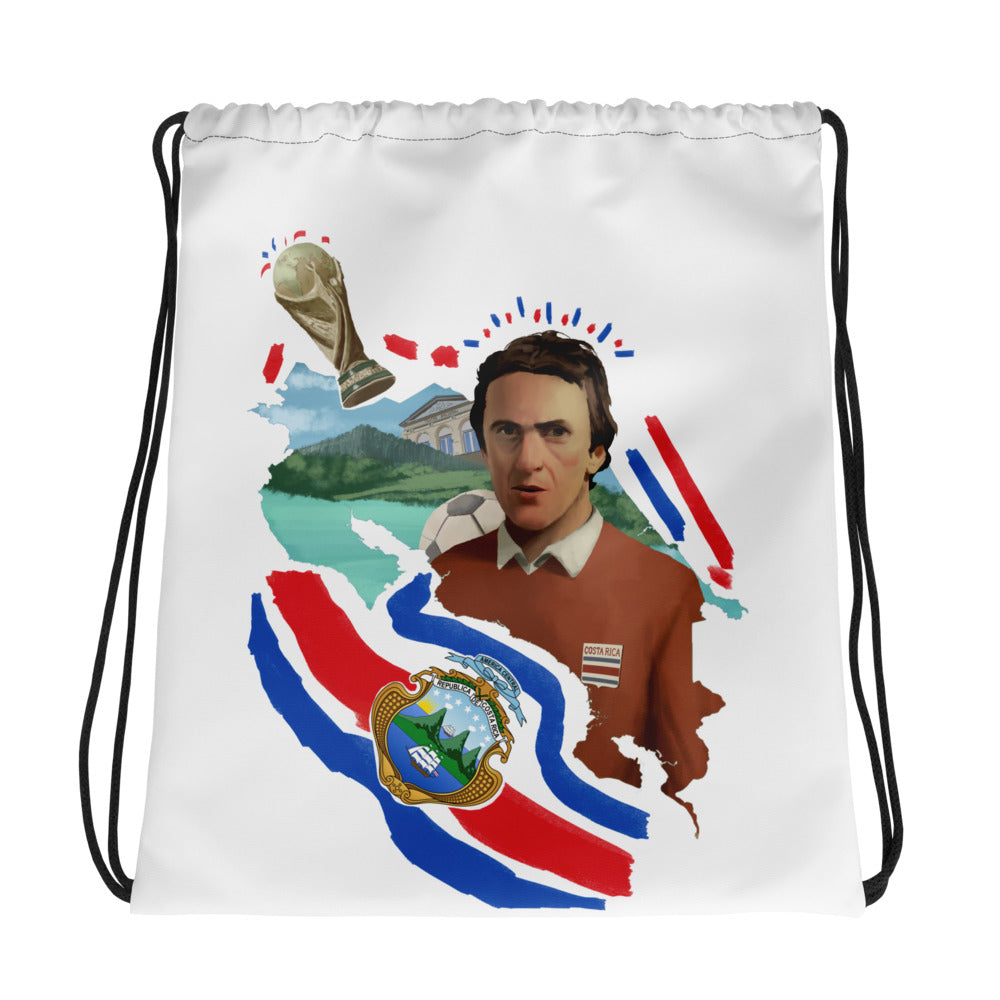 Costa Rica World Cup Drawstring Bag