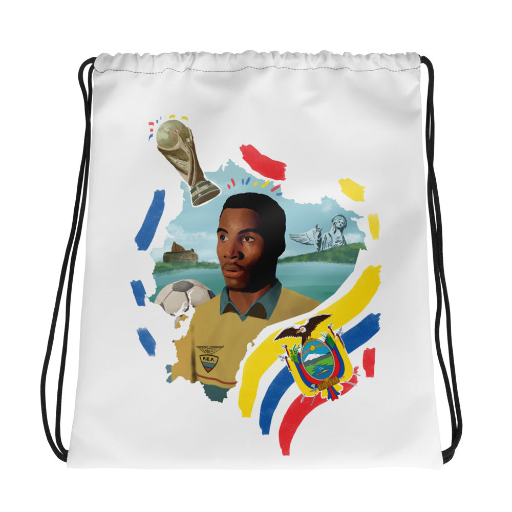 Ecuador World Cup Drawstring Bag