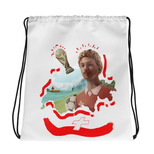 Switzerland World Cup Drawstring Bag