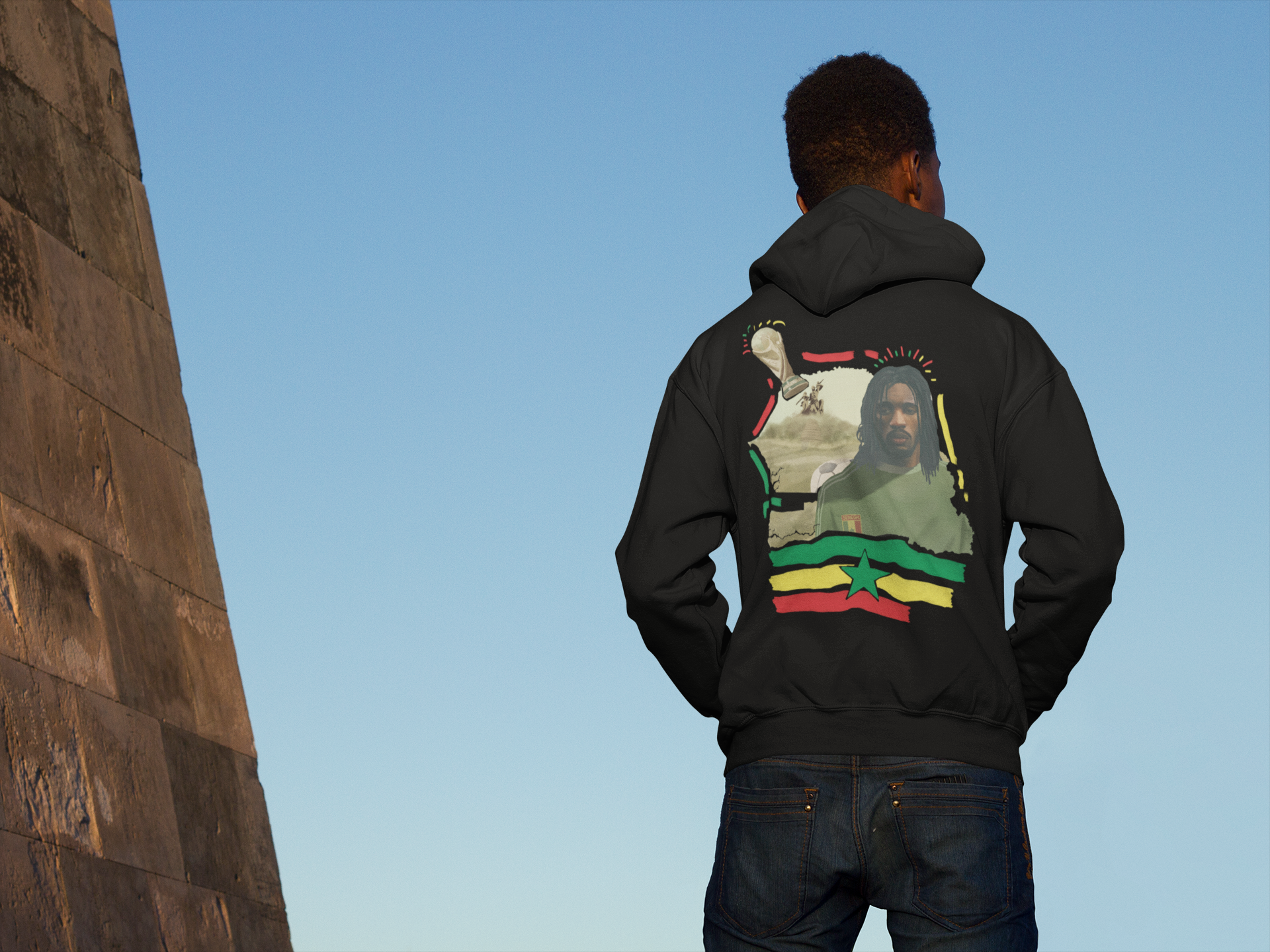 Senegal world cup black hoodie