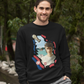 Serbia world cup black sweatshirt