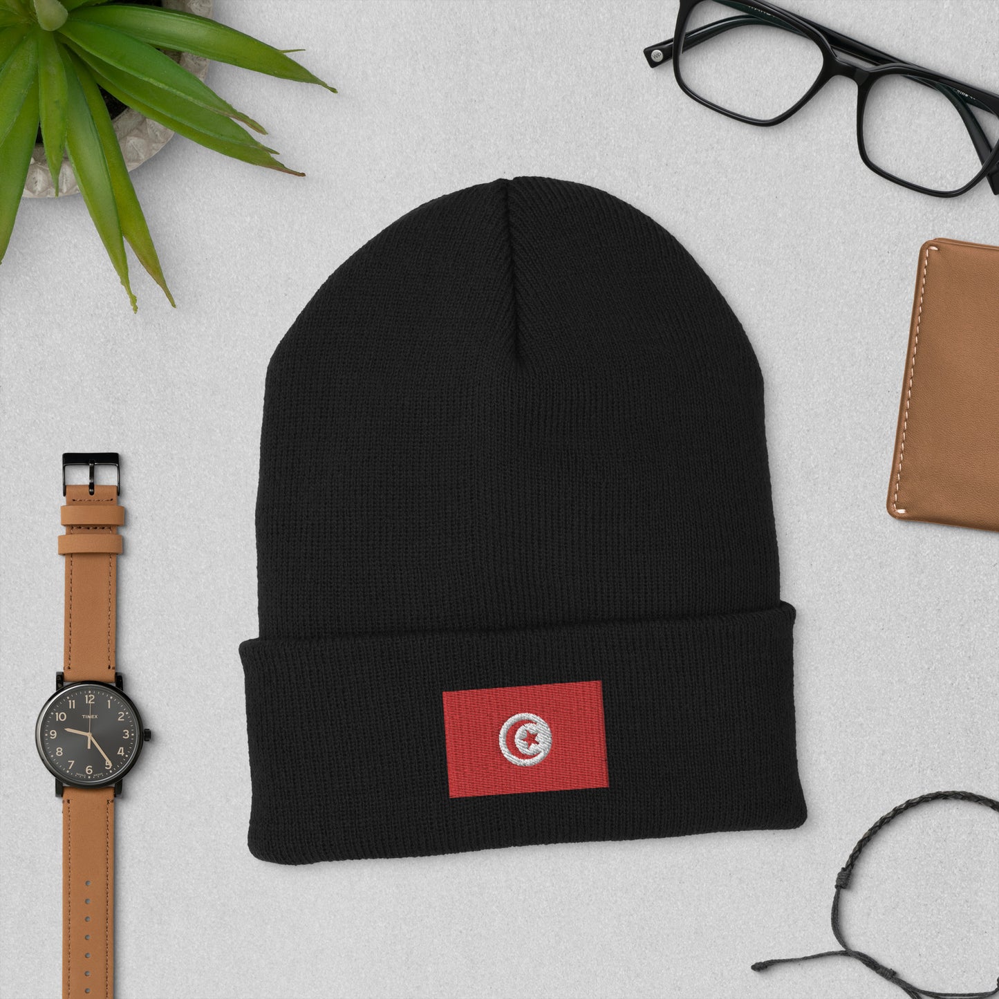 Tunisia Cuffed Beanie