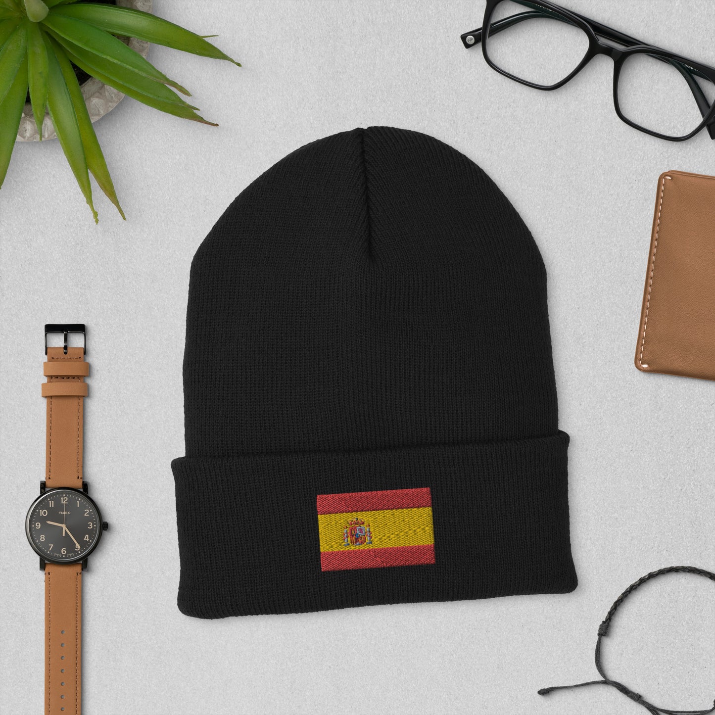 Spain Cuffed Beanie