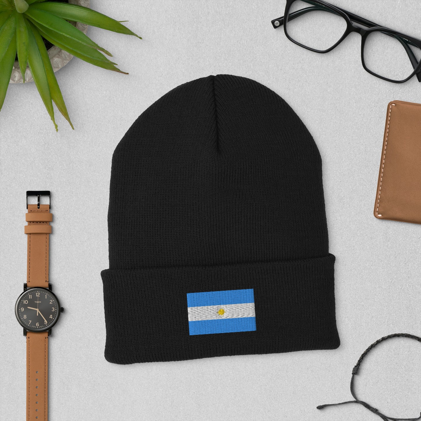 Argentina Cuffed Beanie