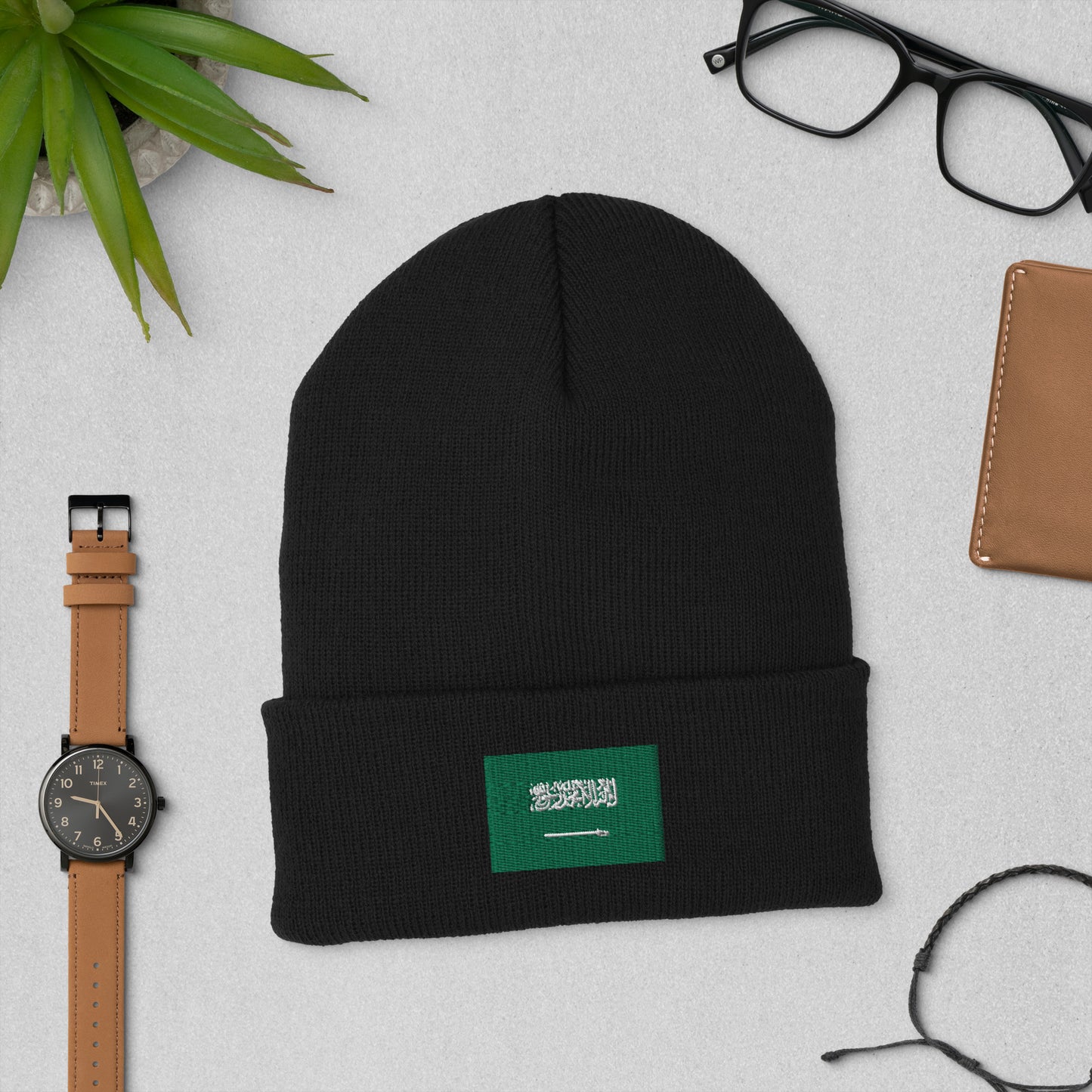 Saudi Arabia Cuffed Beanie