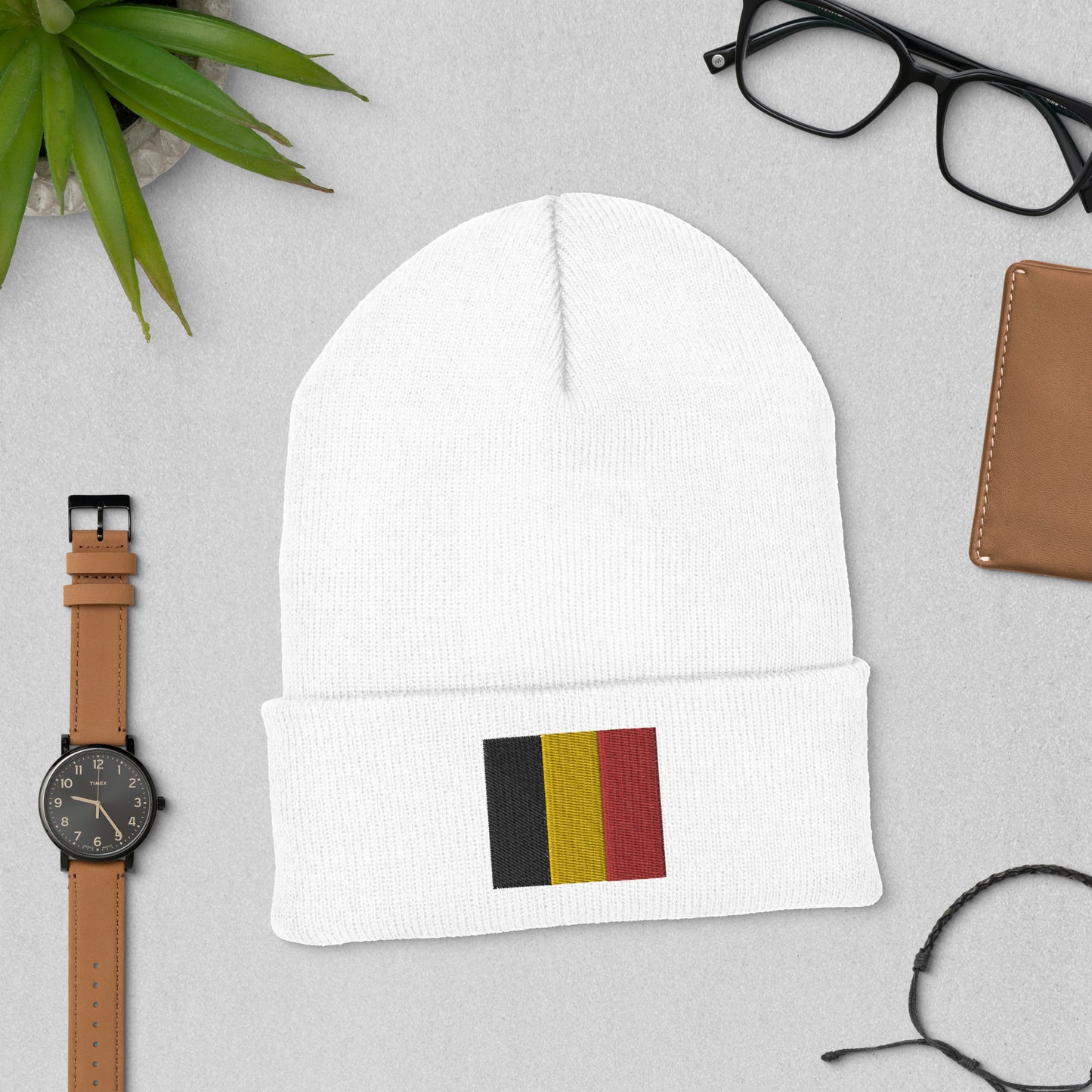 Belgium Cuffed Beanie