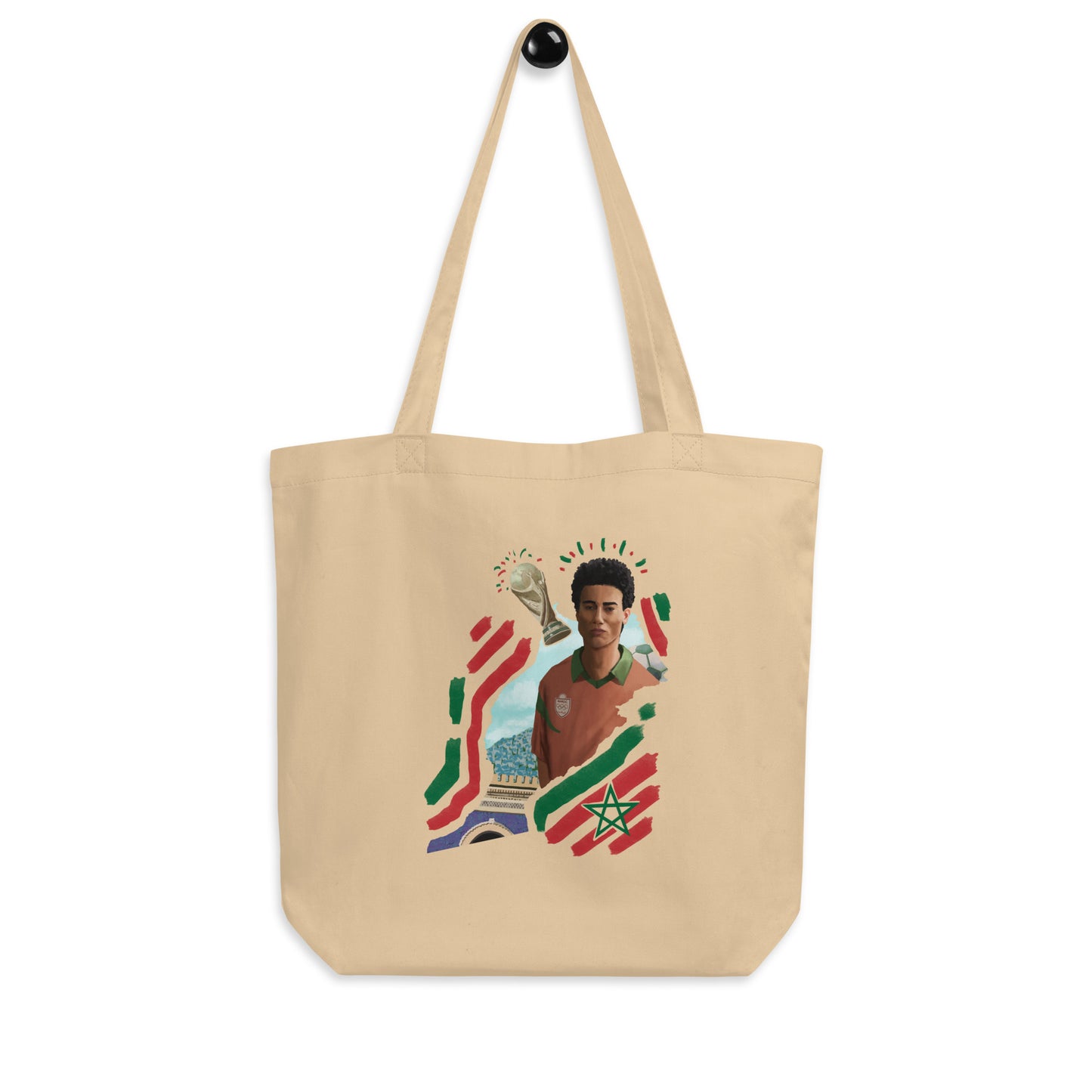 Morocco World Cup Eco Tote Bag