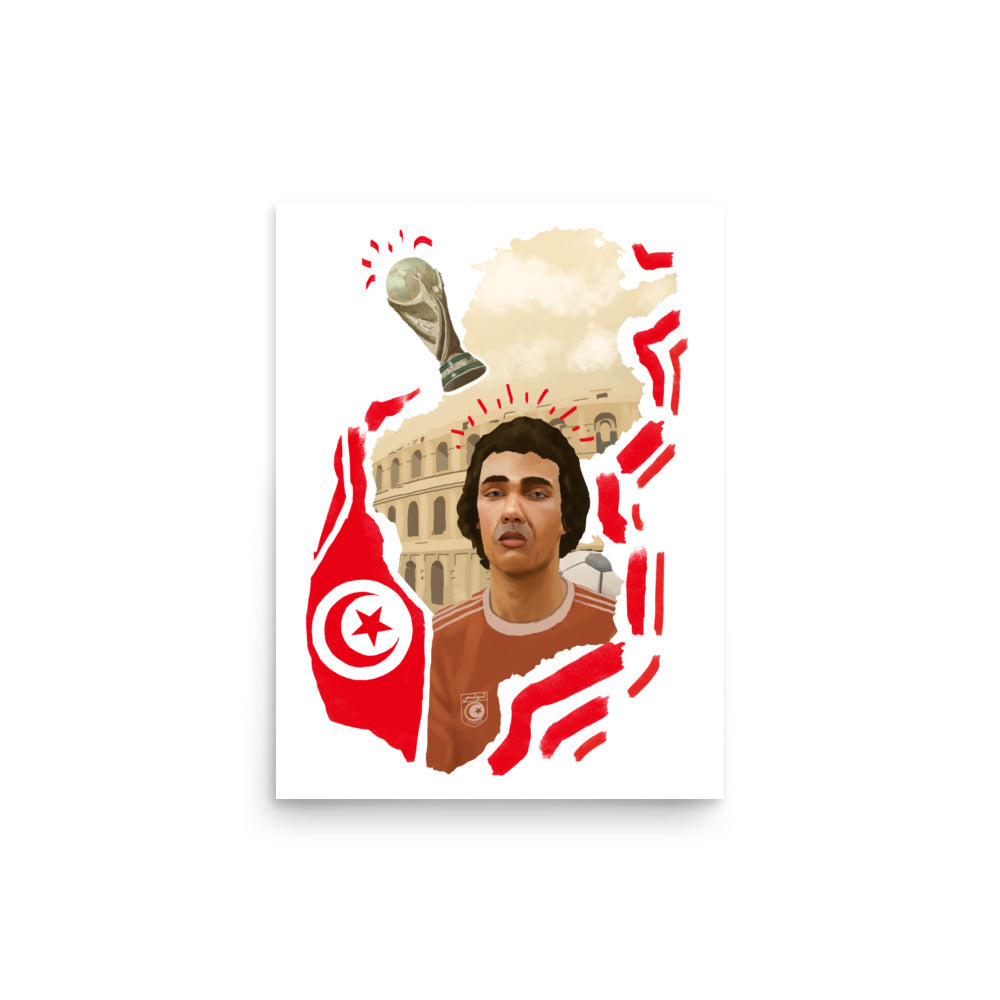 Tunisia World Cup Poster