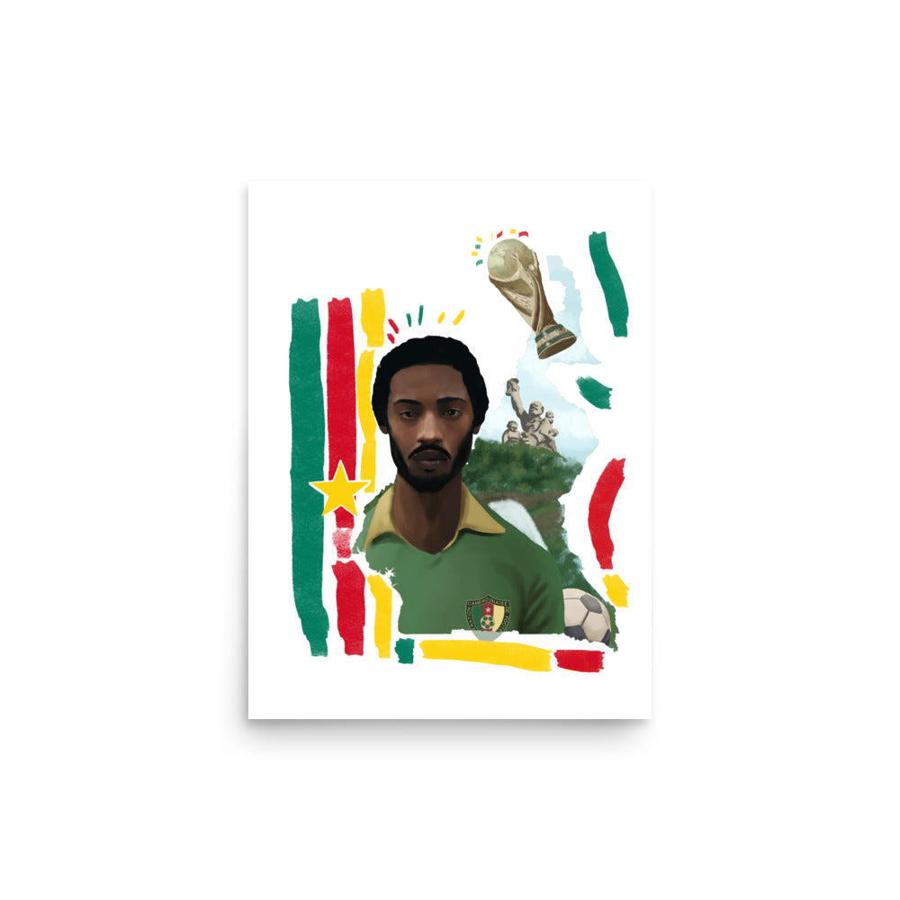 Cameroon World Cup Poster