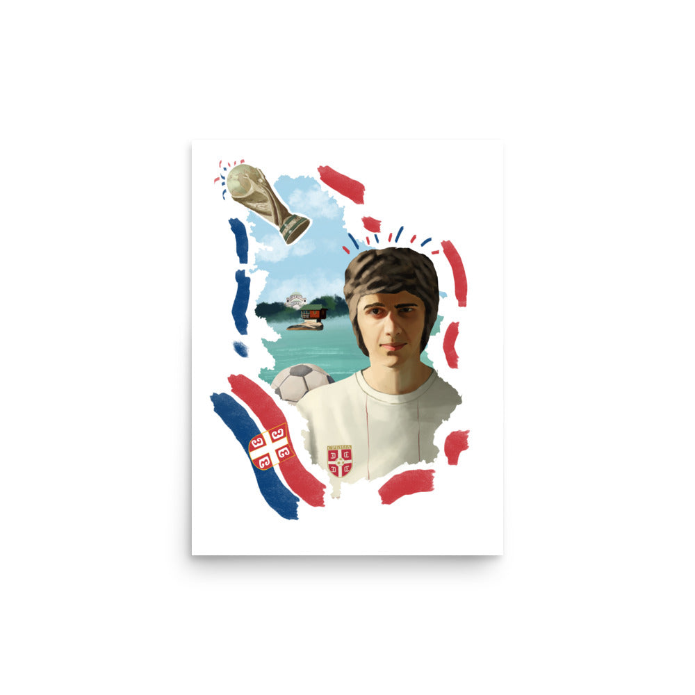 Serbia World Cup Poster