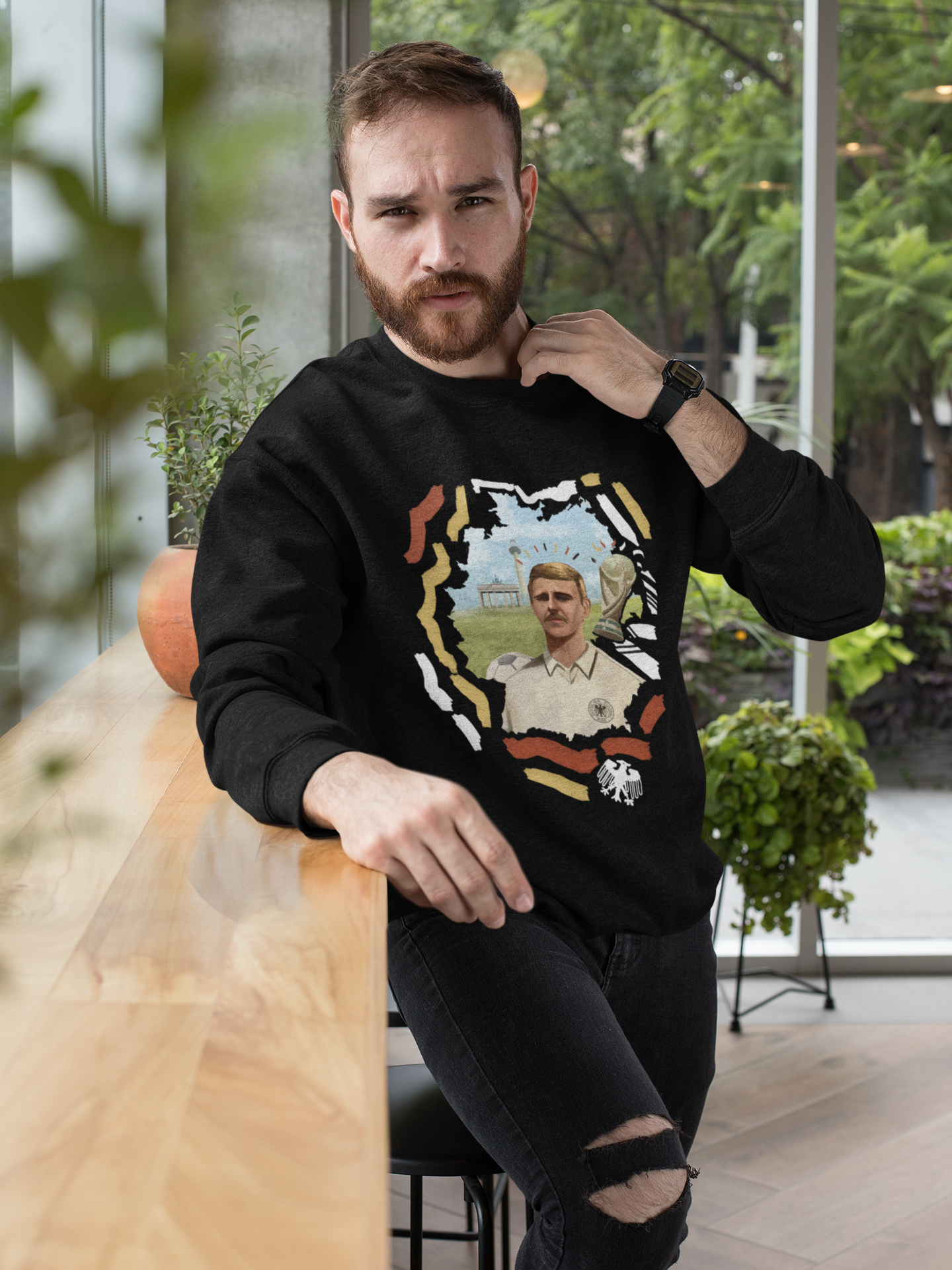 Germany world cup black sweatshirt