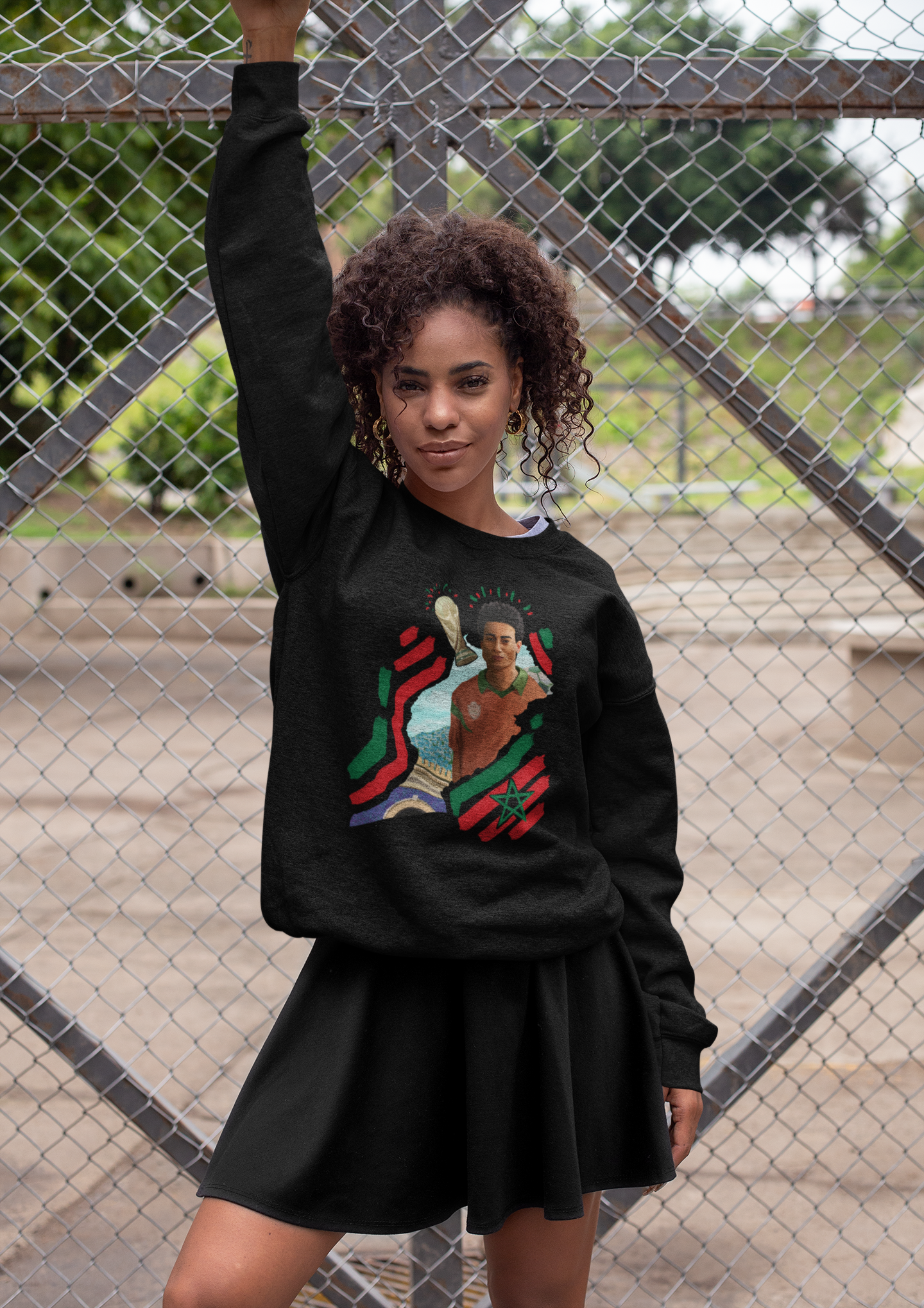 Morocco World Cup Unisex Sweatshirt