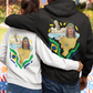 Brazil world cup black white hoodie