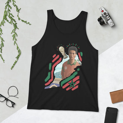 Morocco World Cup Unisex Tank