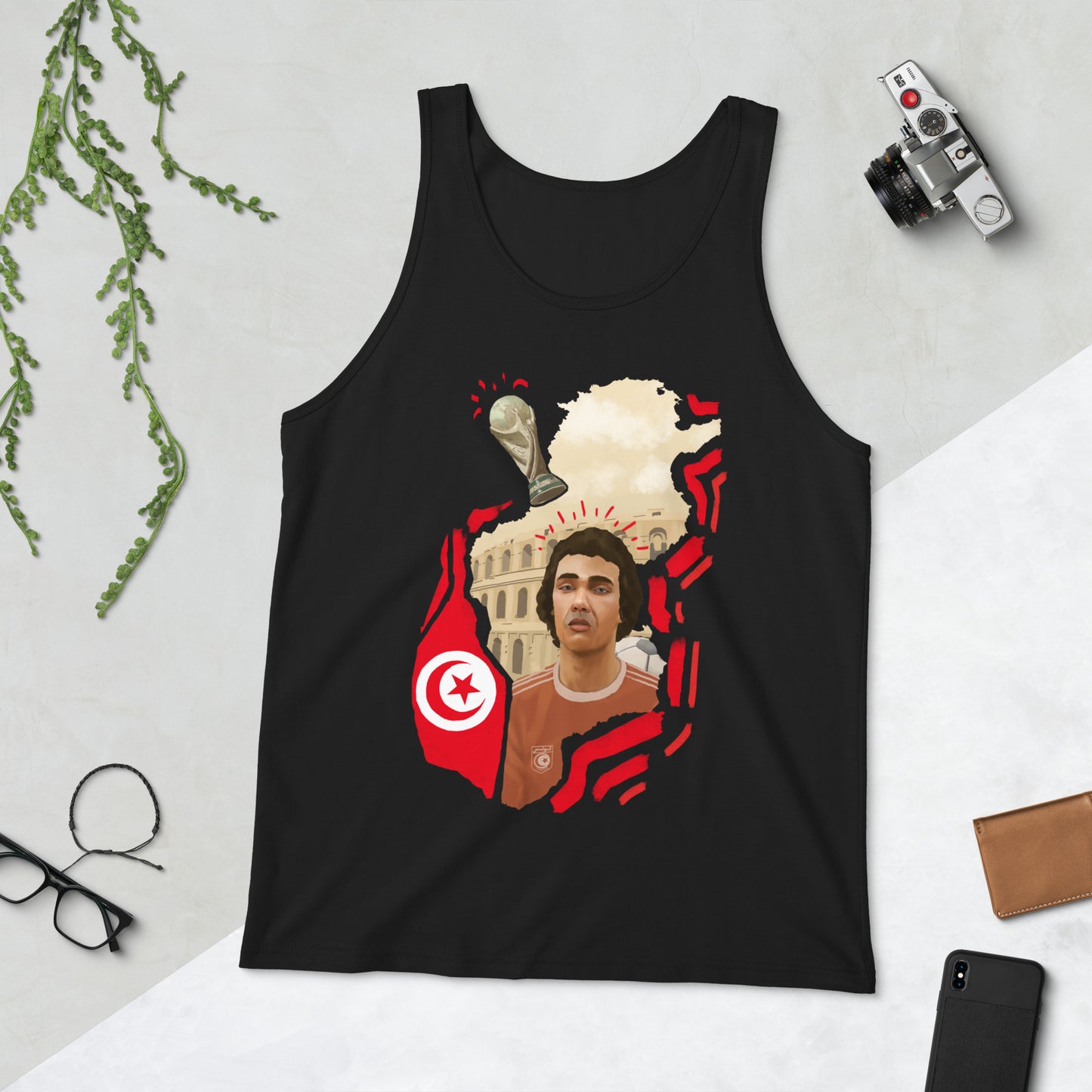 Tunisia World Cup Unisex Tank