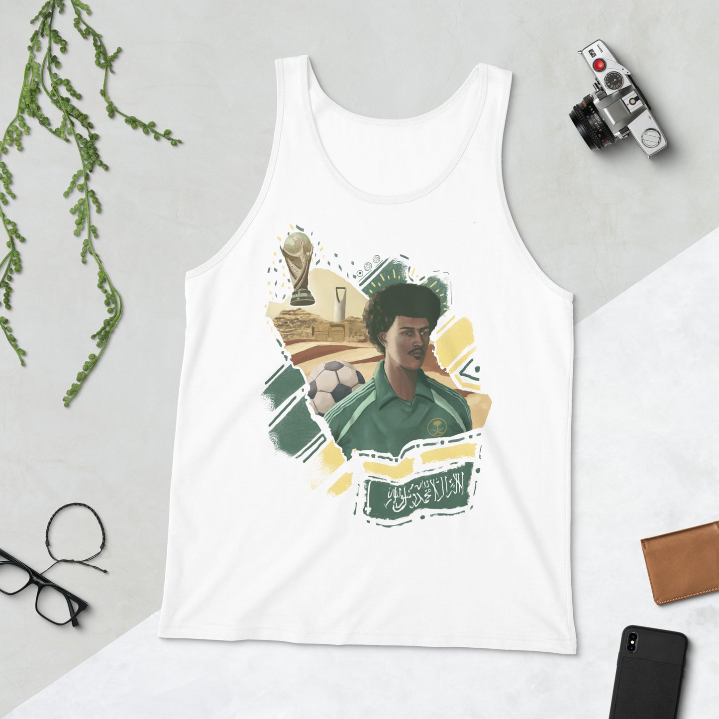 Saudi Arabia World Cup Unisex Tank