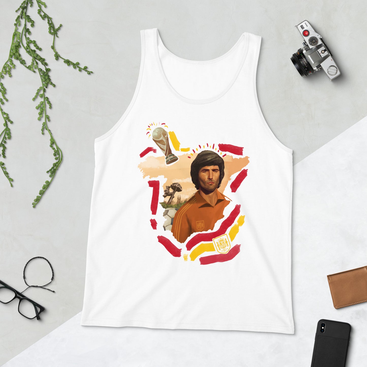 Spain World Cup  Unisex Tank