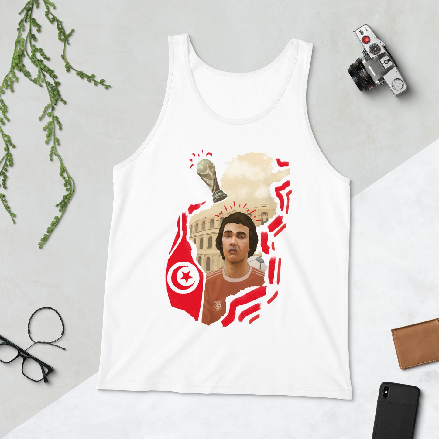 Tunisia World Cup Unisex Tank