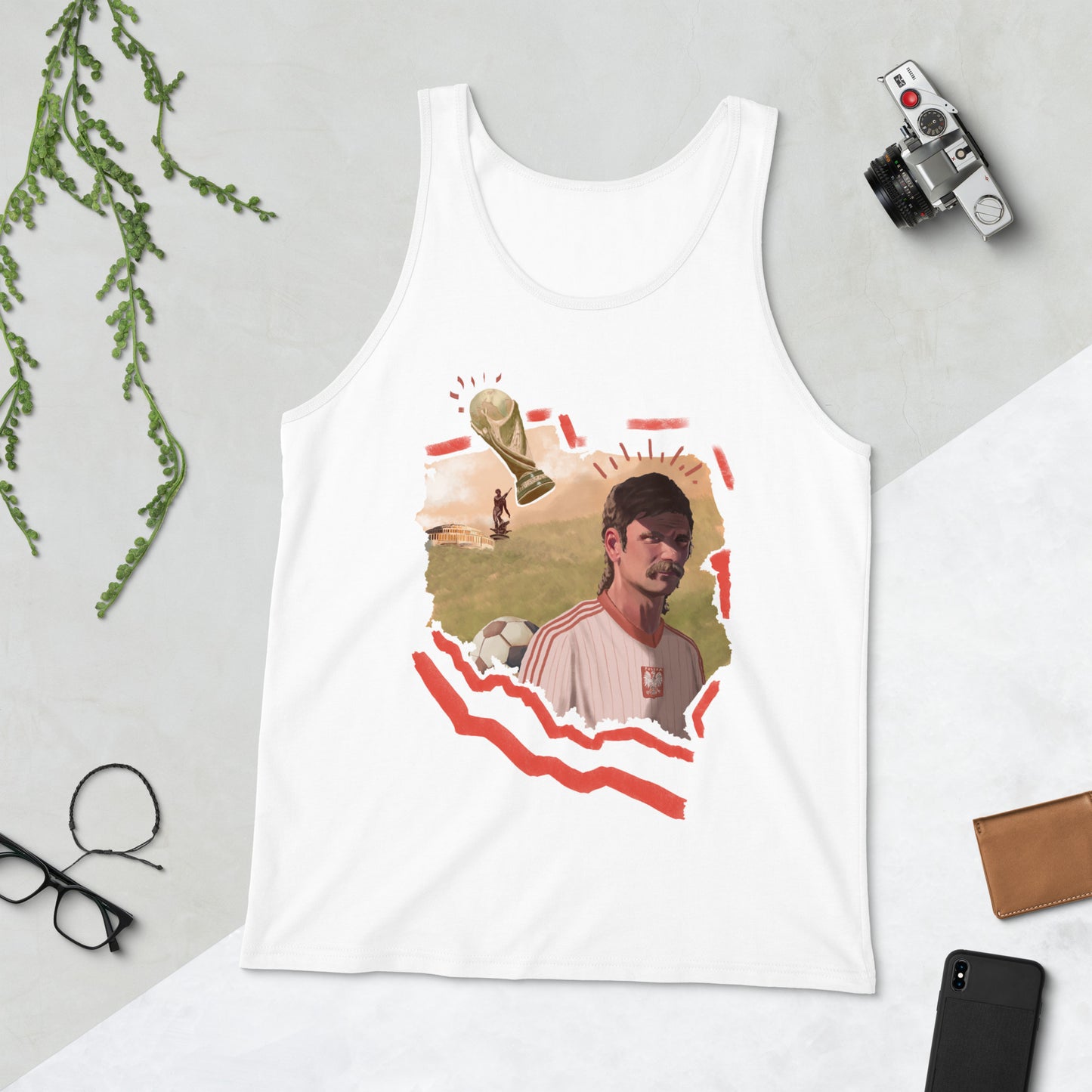 Poland World Cup Unisex Tank