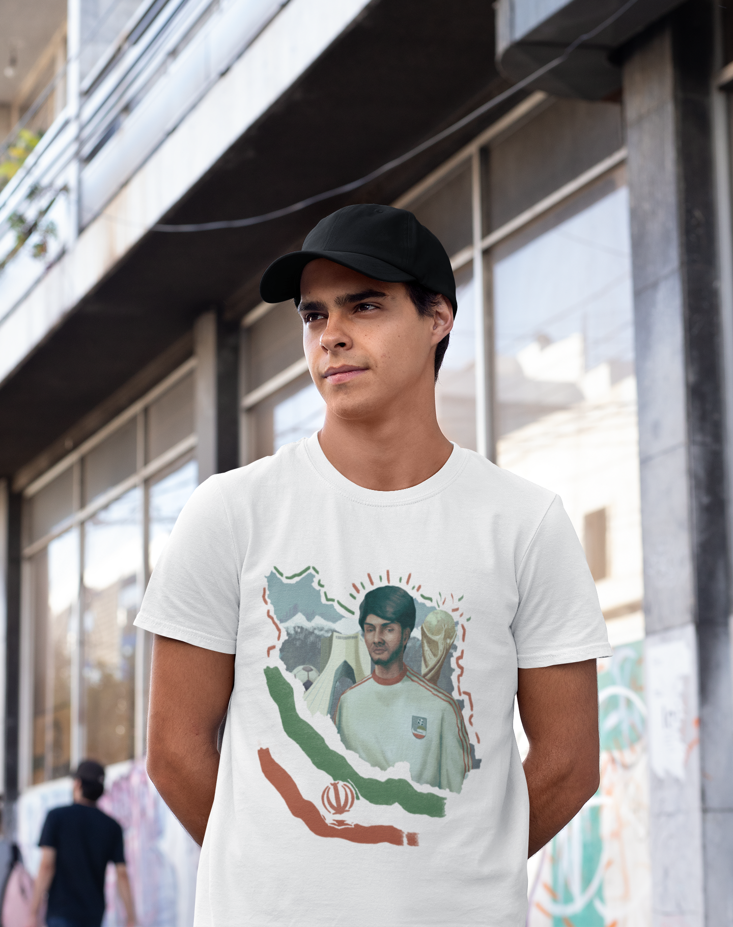 Iran world cup white t-shirt