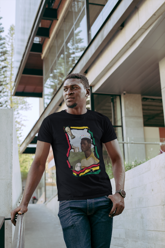 Ghana world cup black t-shirt