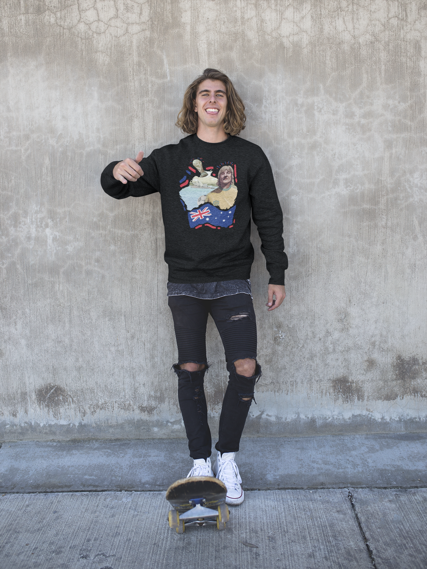 Australia world cup black sweatshirt