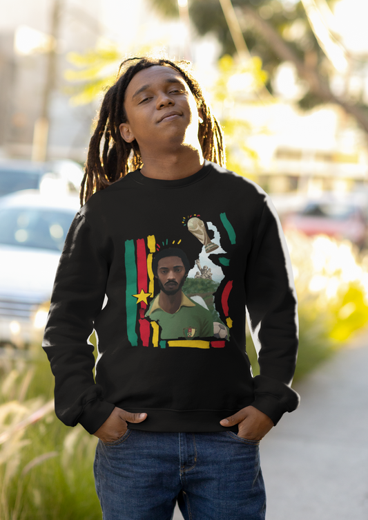 Cameroon world cup black sweatshirt