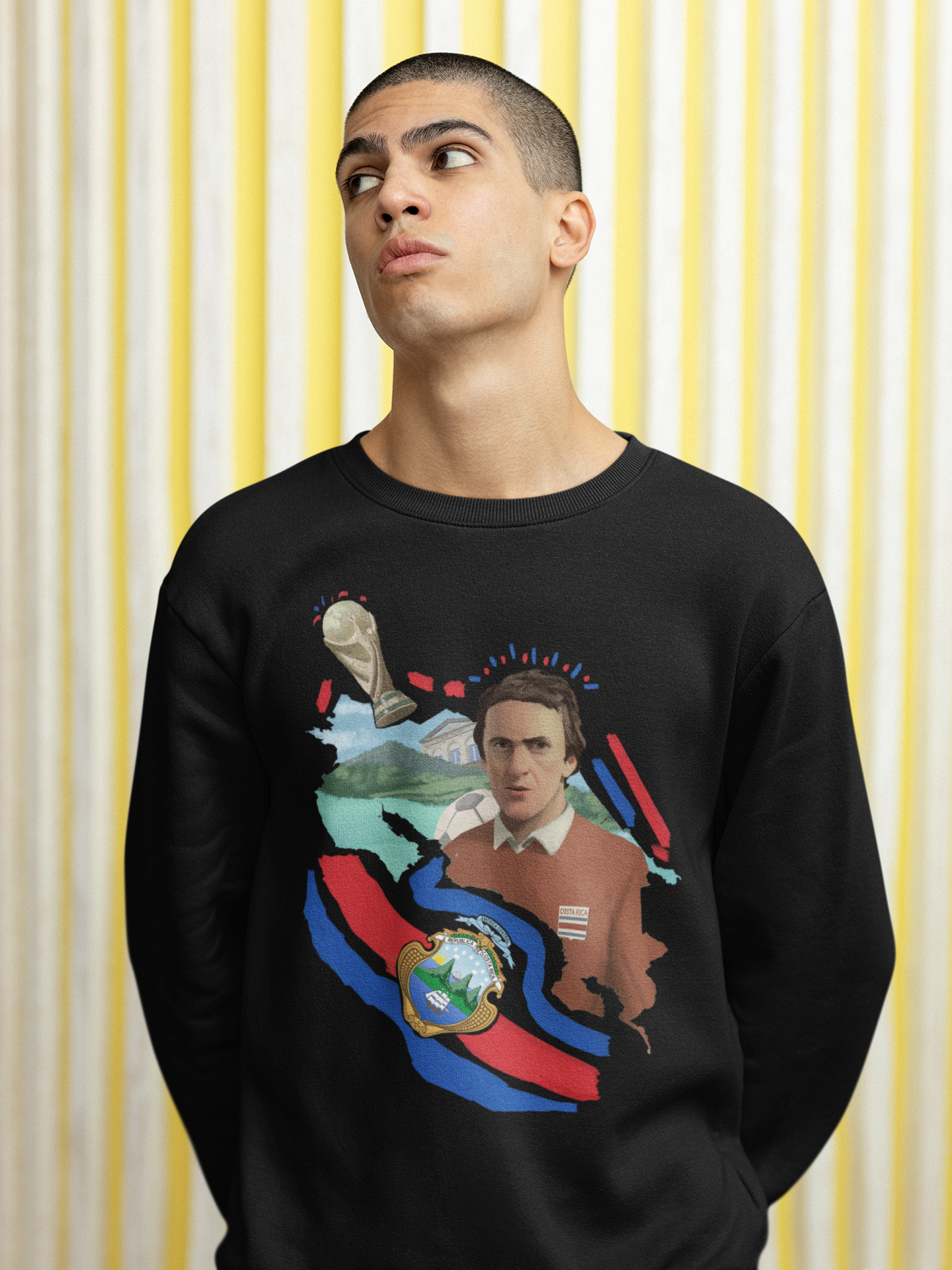 Costa Rica world cup black sweatshirt