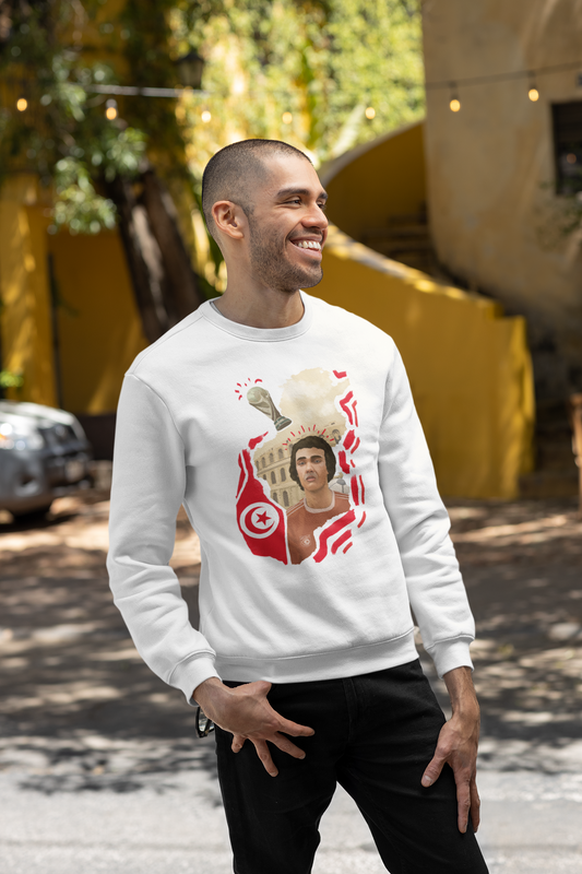 Tunisia world cup white sweatshirt