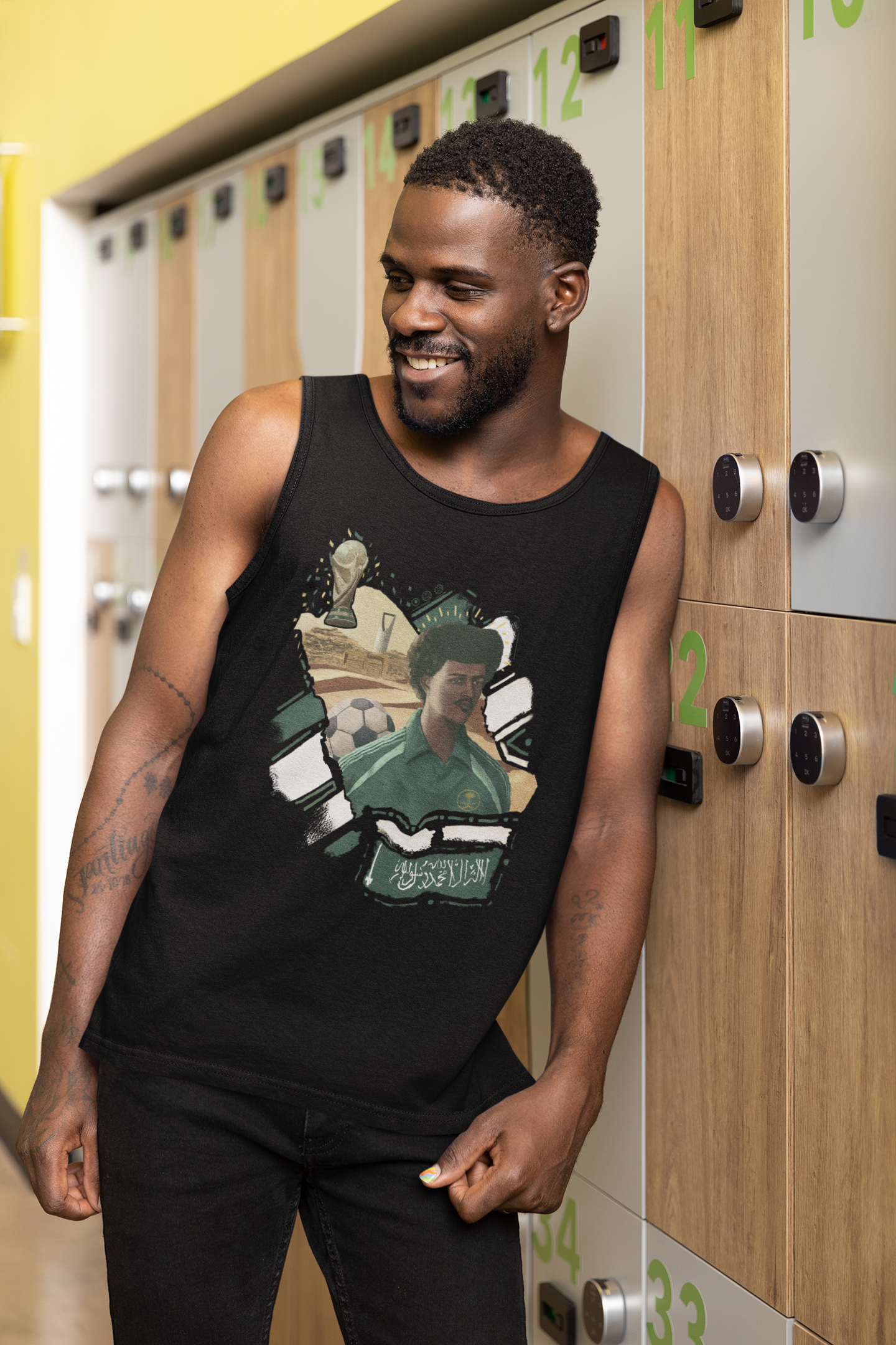 Saudi Arabia World Cup Unisex Tank