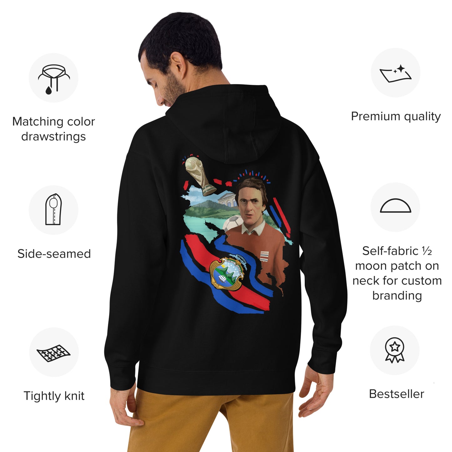 Costa Rica World Cup Unisex Hoodie