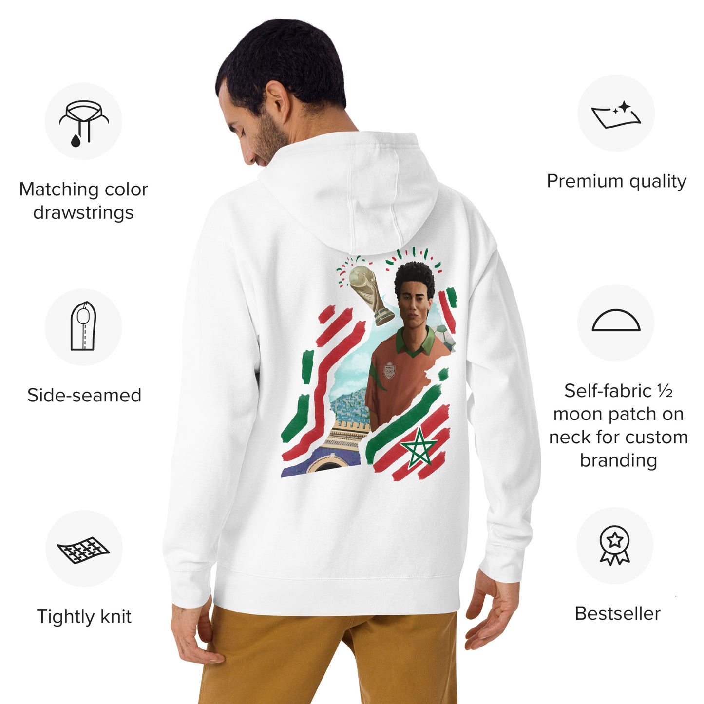 Morocco World Cup Unisex Hoodie