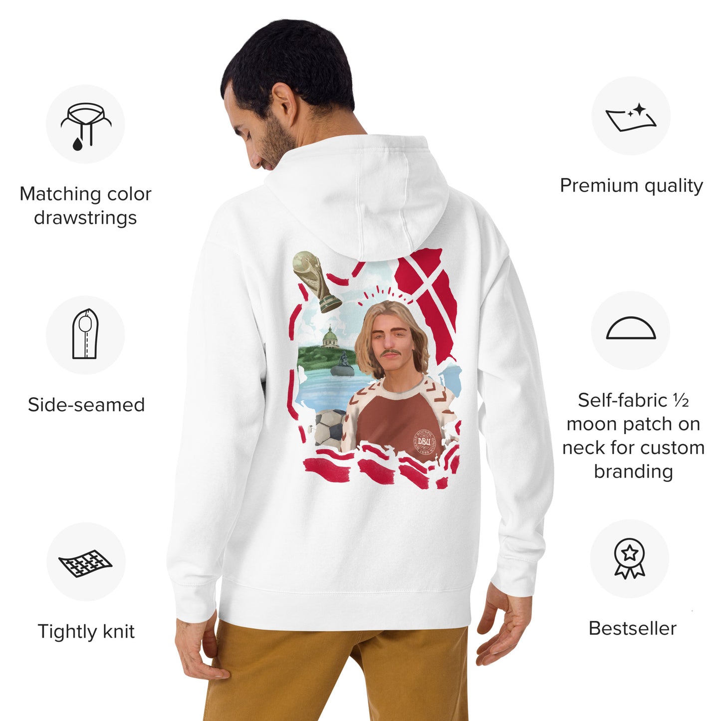 Denmark World Cup Unisex Hoodie