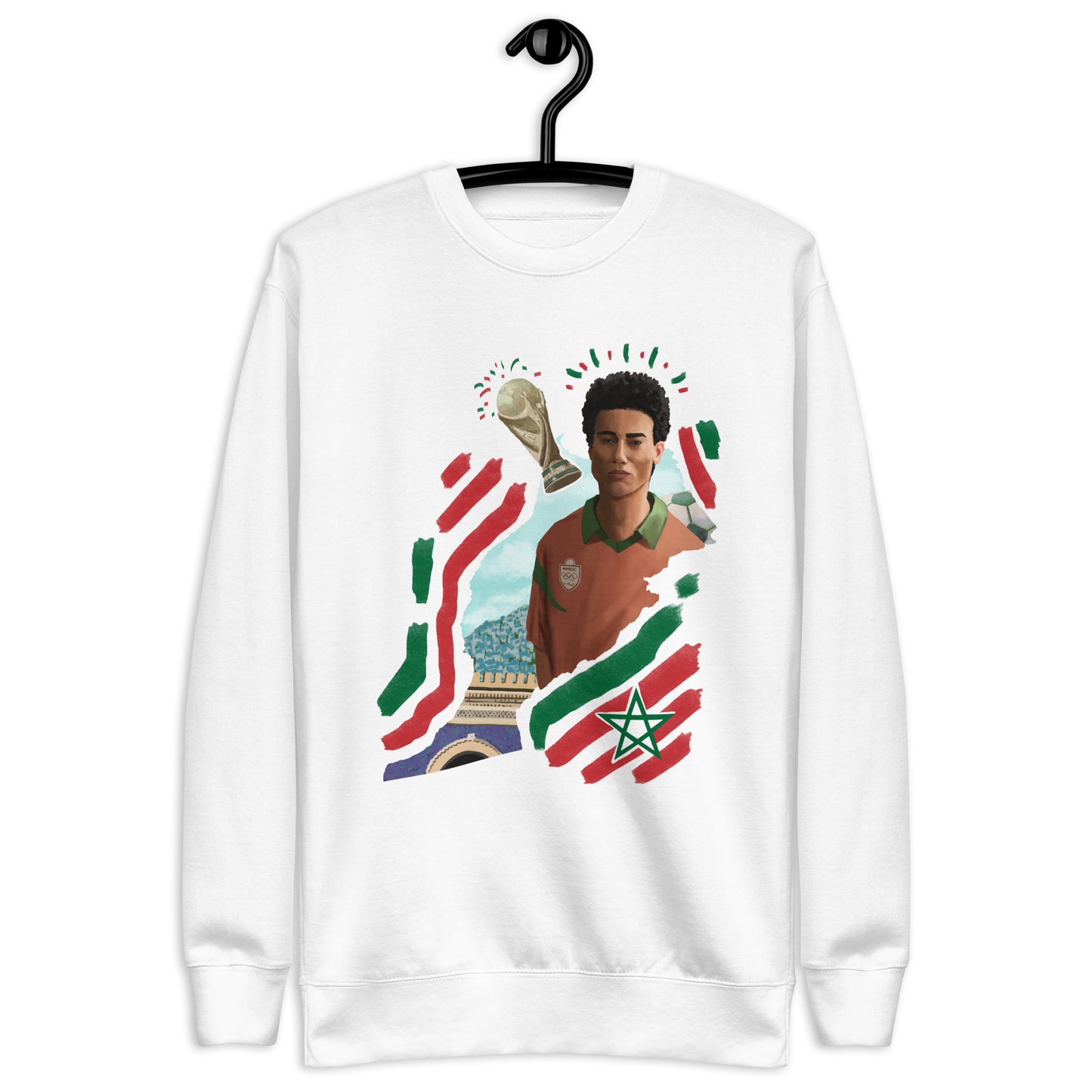 Morocco World Cup Unisex Sweatshirt